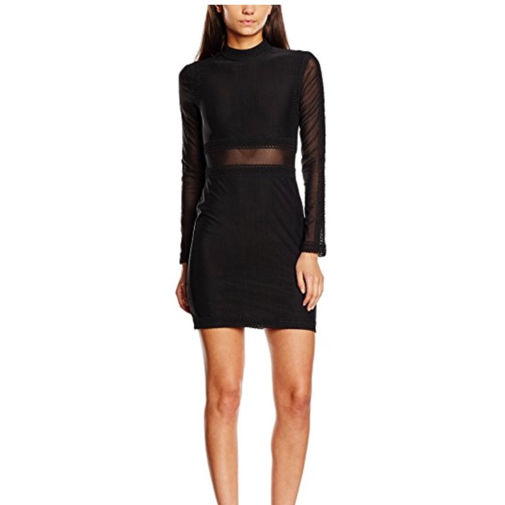MinkPink Black Lace Dress